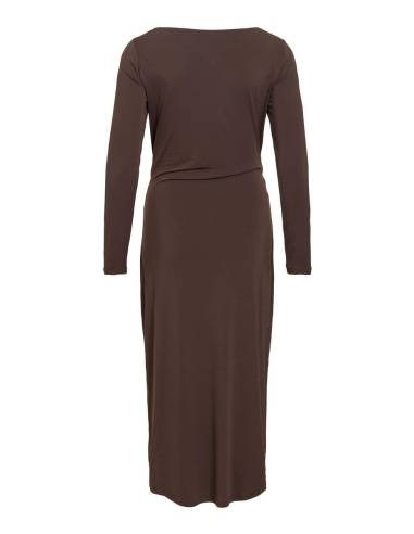 VIJUSTINE BOATNECK MIDI DRESS