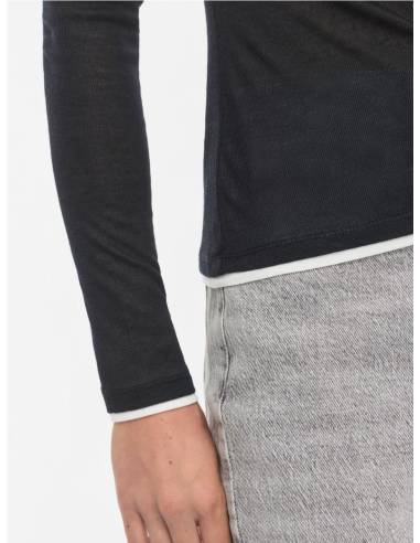 VIELIANNE O-NECK L/S TOP